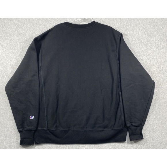 Vintage Champion Reverse Weave Niners Large Sweatshirt Black - Picture 7 of 12